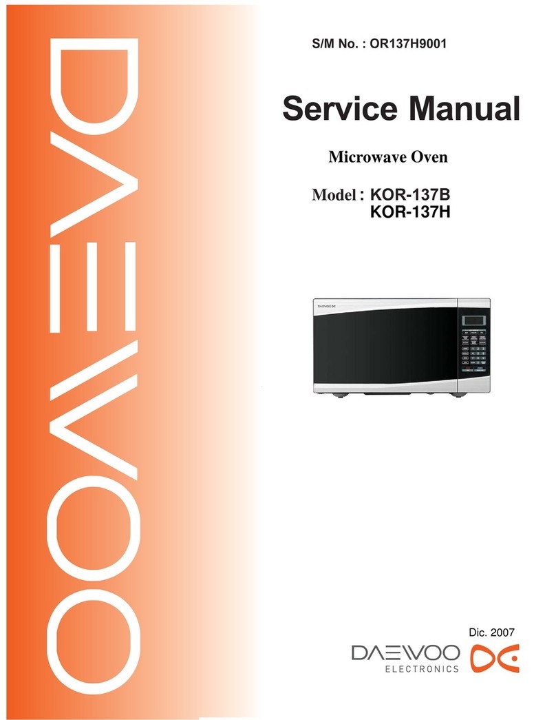 Daewoo KOR-137B User manual