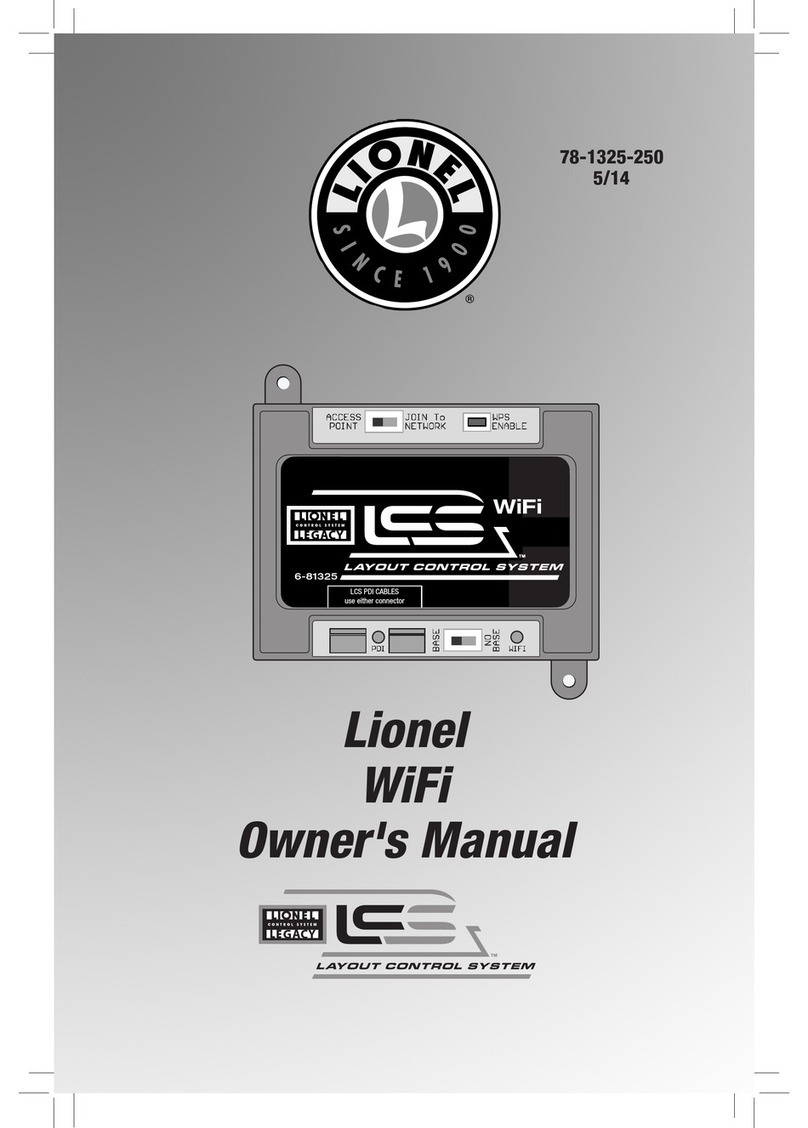 Lionel WiFi Layout Control System owner's manual Lionel WiFi Layout Control System owner's manual
