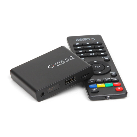 Micca MPLAY-HD owner's manual