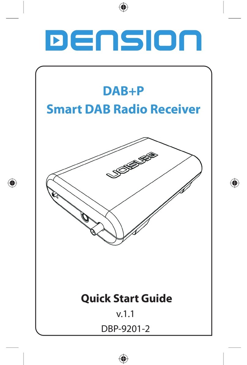Dension DAB+P quick start guide