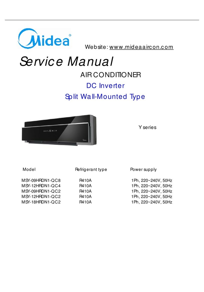 Midea MSY-09HRDN1-QC8 User manual