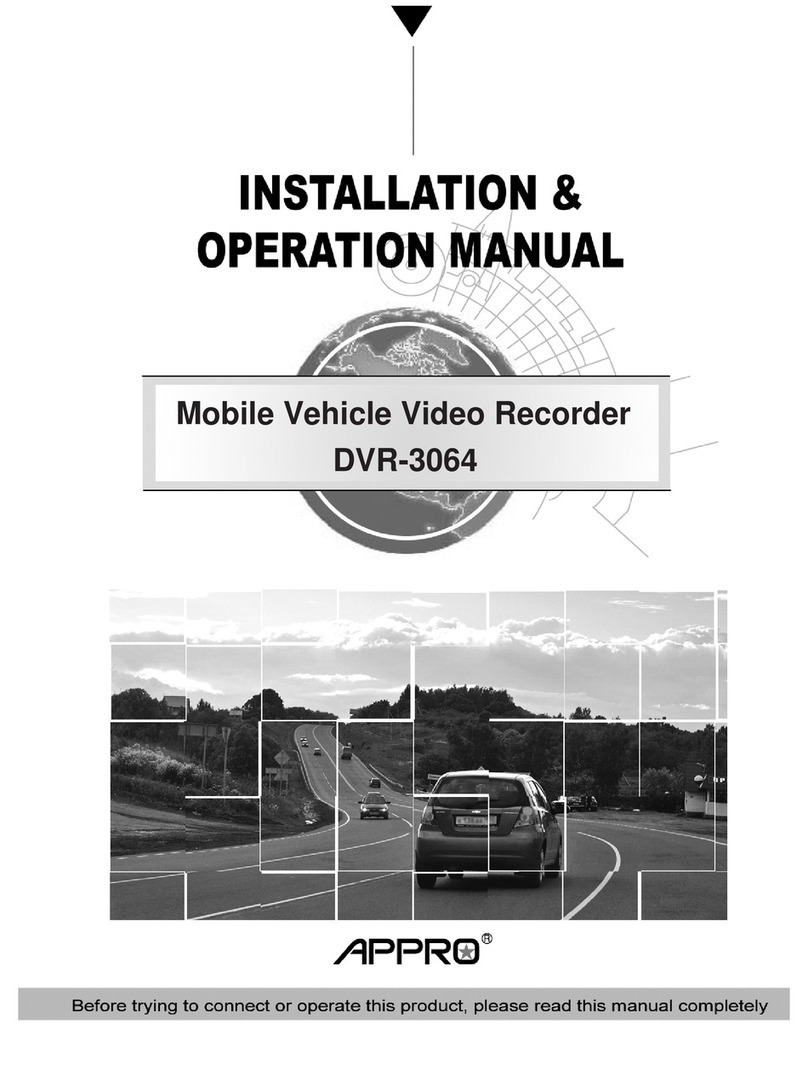 Appro DVR-3064 Installation & operation manual Appro DVR-3064 Installation & operation manual