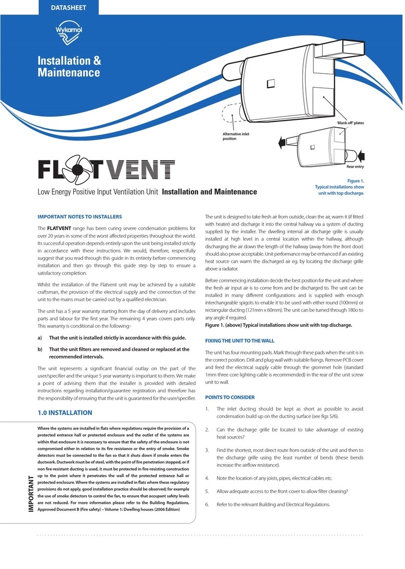 Wykamol Flitvent Installation and Maintenance