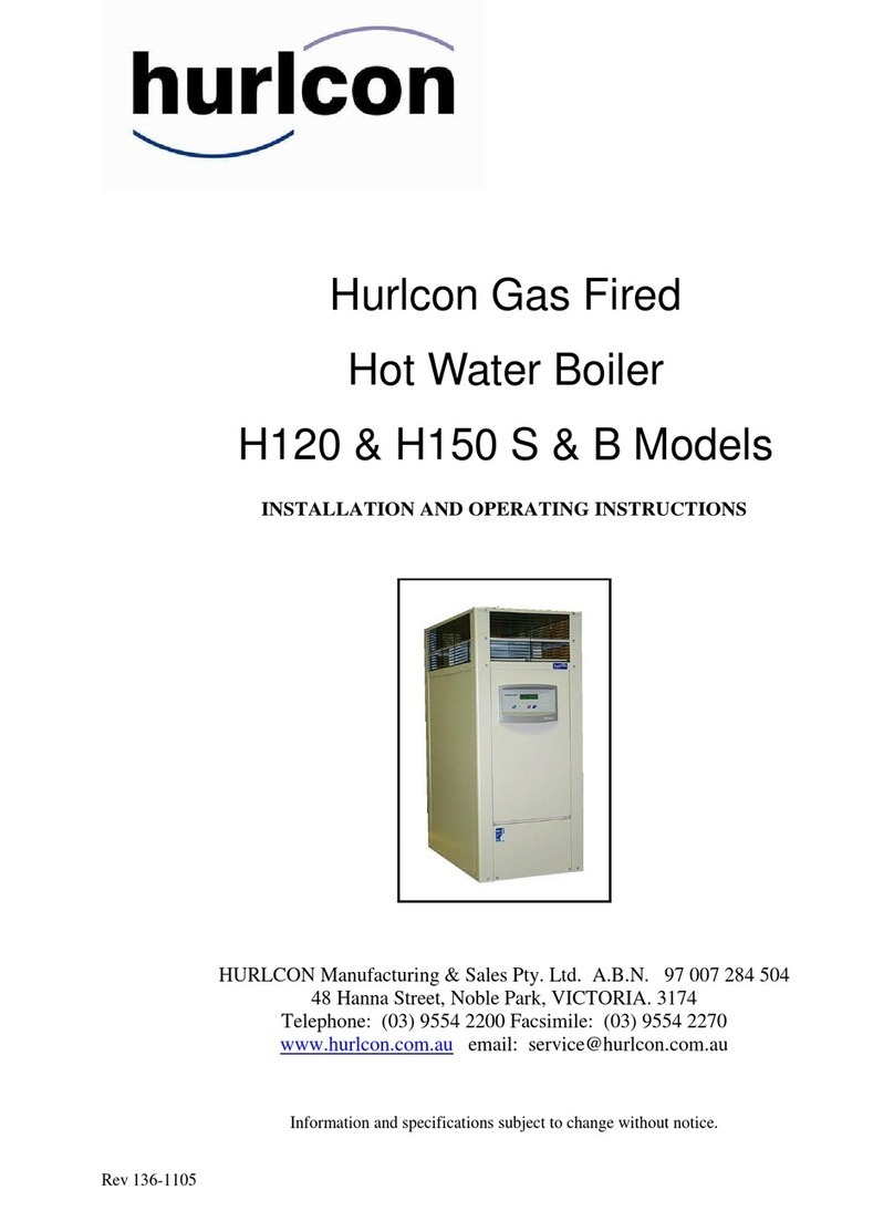 hurlcon H120S Installation and operating instructions