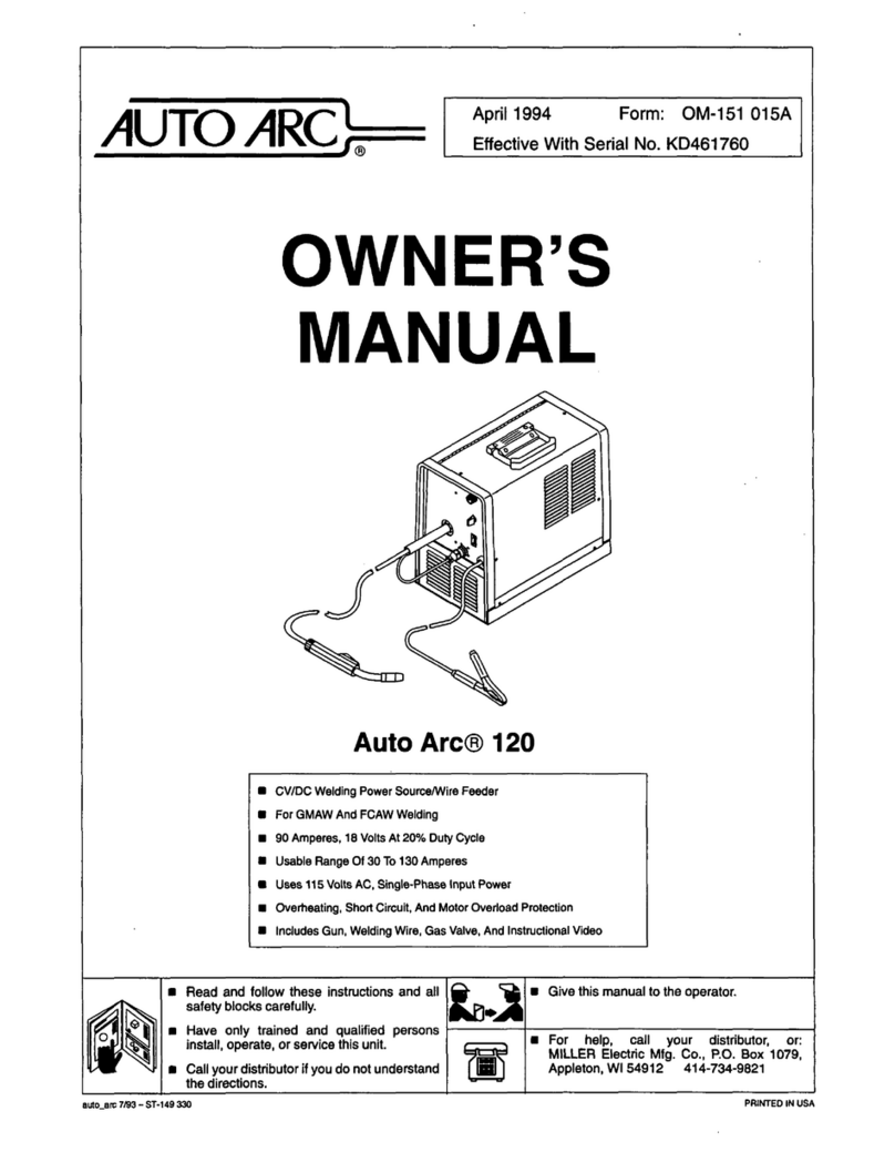 AUTO ARC 120 owner's manual