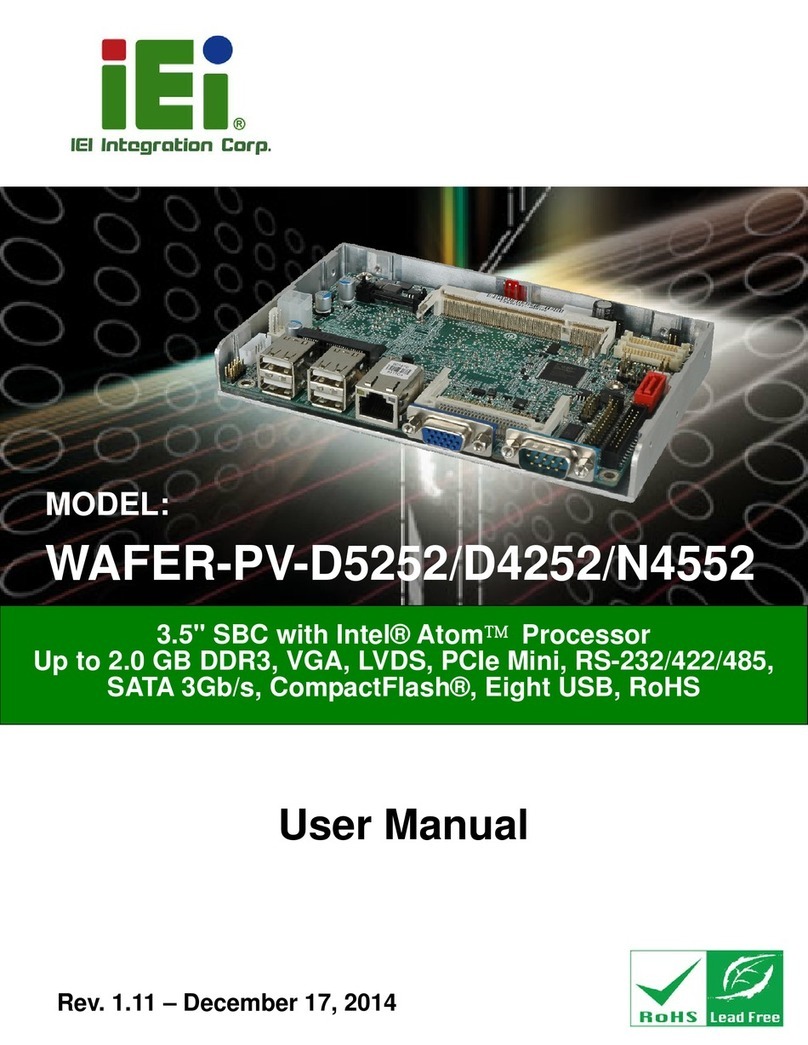 IEI Technology WAFER-PV-D5252 User manual