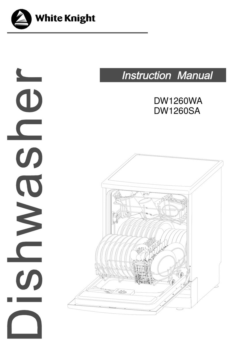 White Knight DW1260WA instruction manual