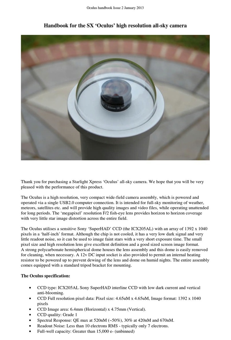 Starlight Xpress Oculus User manual