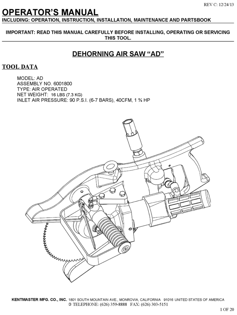 KENTMASTER AD User manual