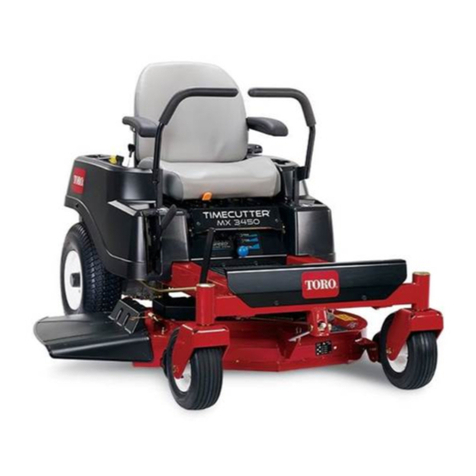 Toro TimeCutter MX 3450 74750 User manual