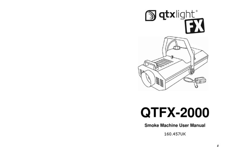 QTX Light FX QTFX-2000 User manual