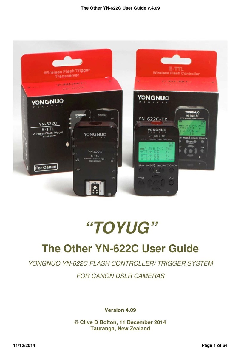 Yongnuo TOYUG YN-622C User manual