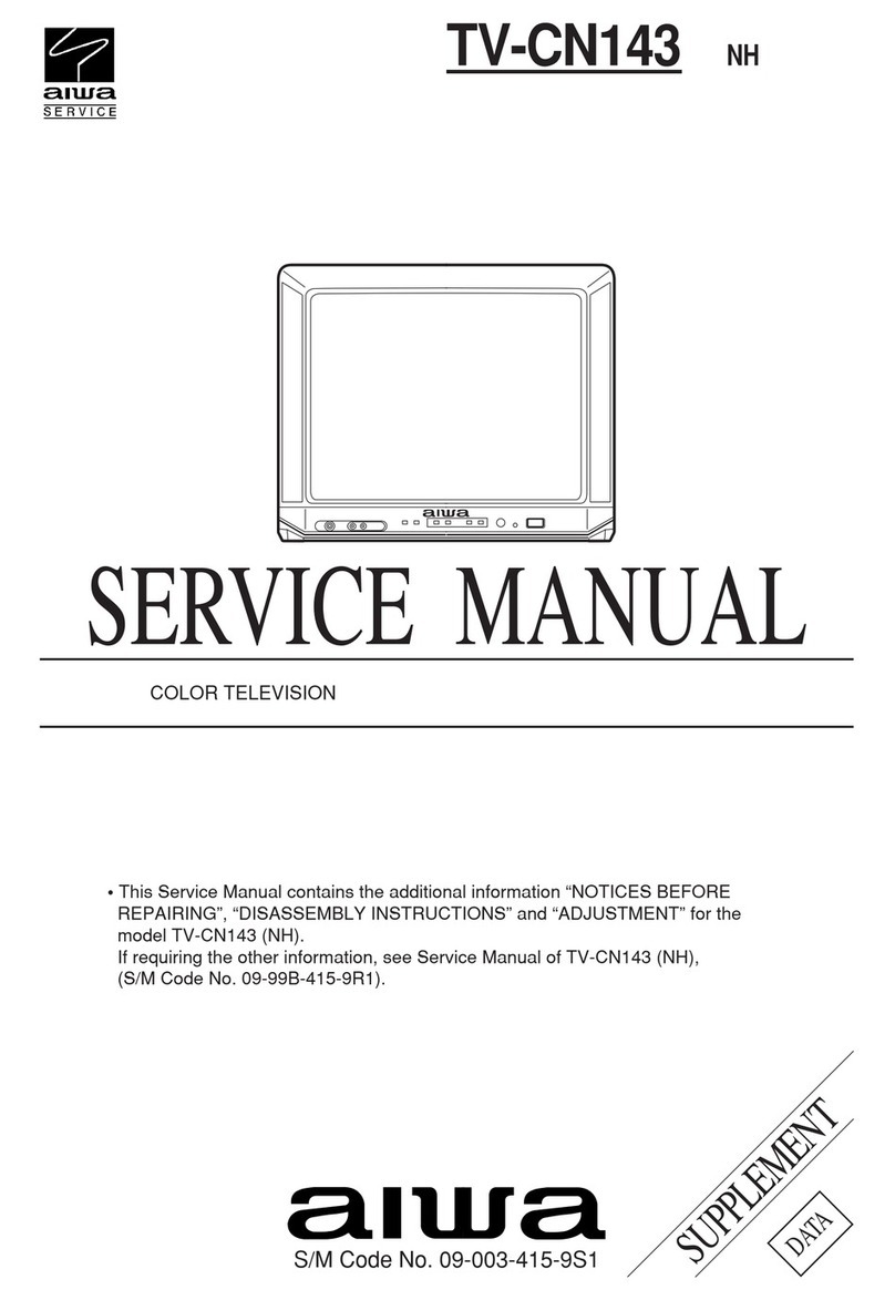 Aiwa TV-CN143 User manual