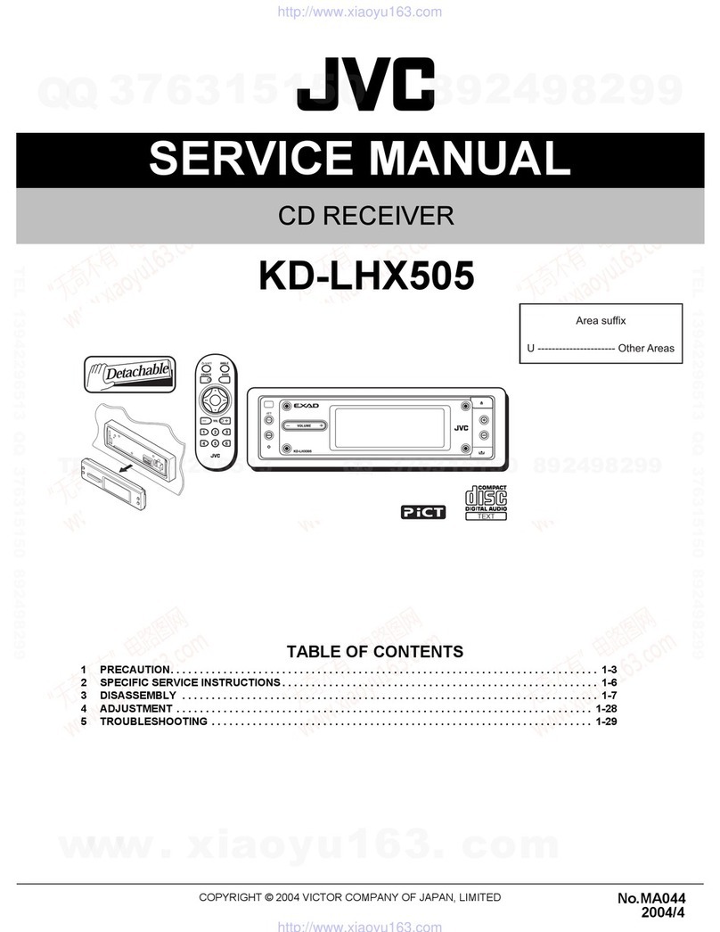 JVC KD-LHX505 User manual JVC KD-LHX505 User manual