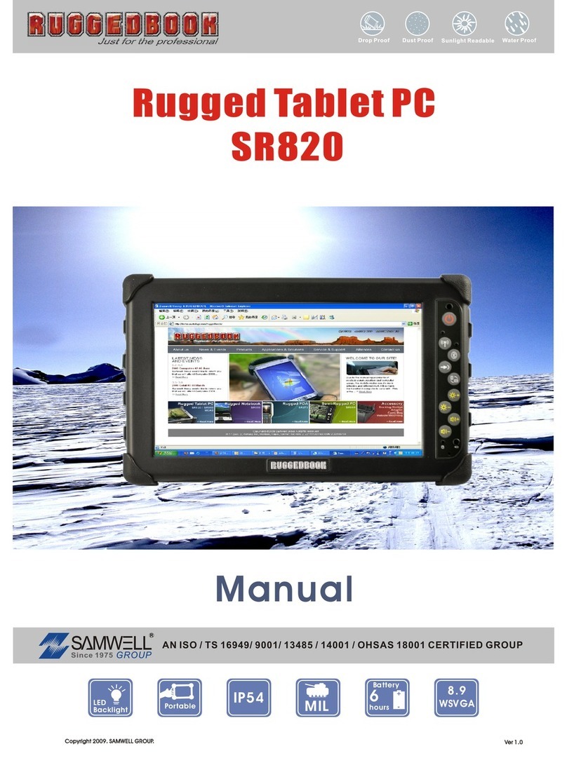 RuggedBook SR820 manual