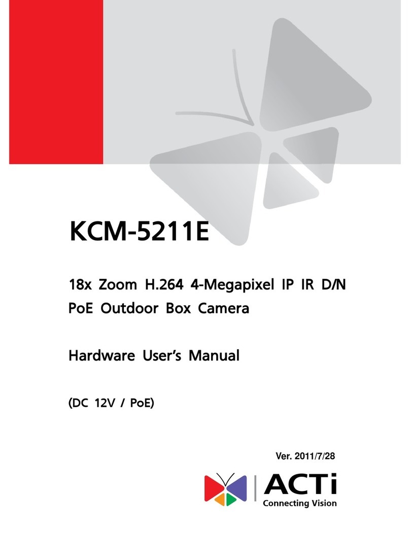 ACTi KCM-5211E Instructions for use