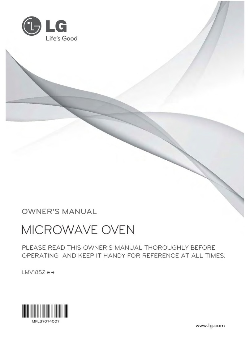 LG LMV1852 SERIES owner's manual