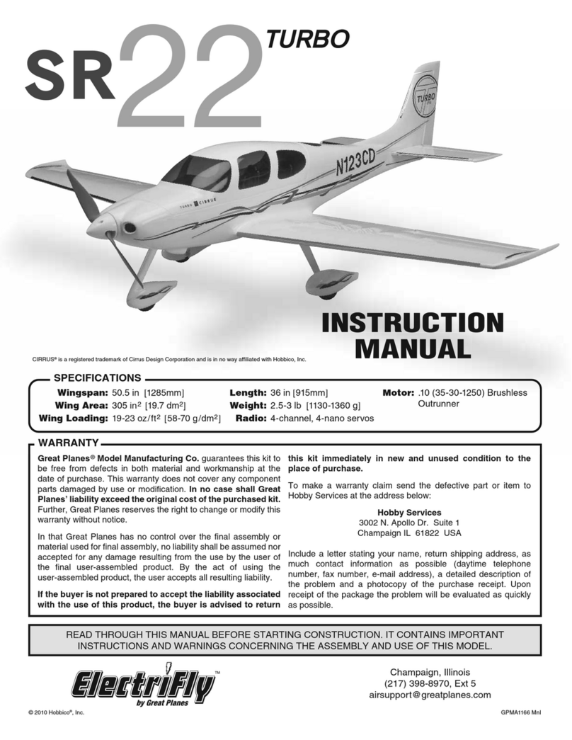 electrifly SR22Turbo User manual