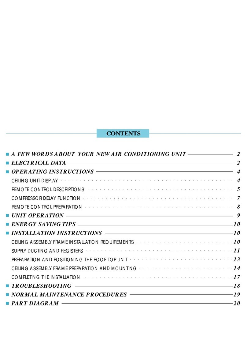Carrier Air Conditioner User manual