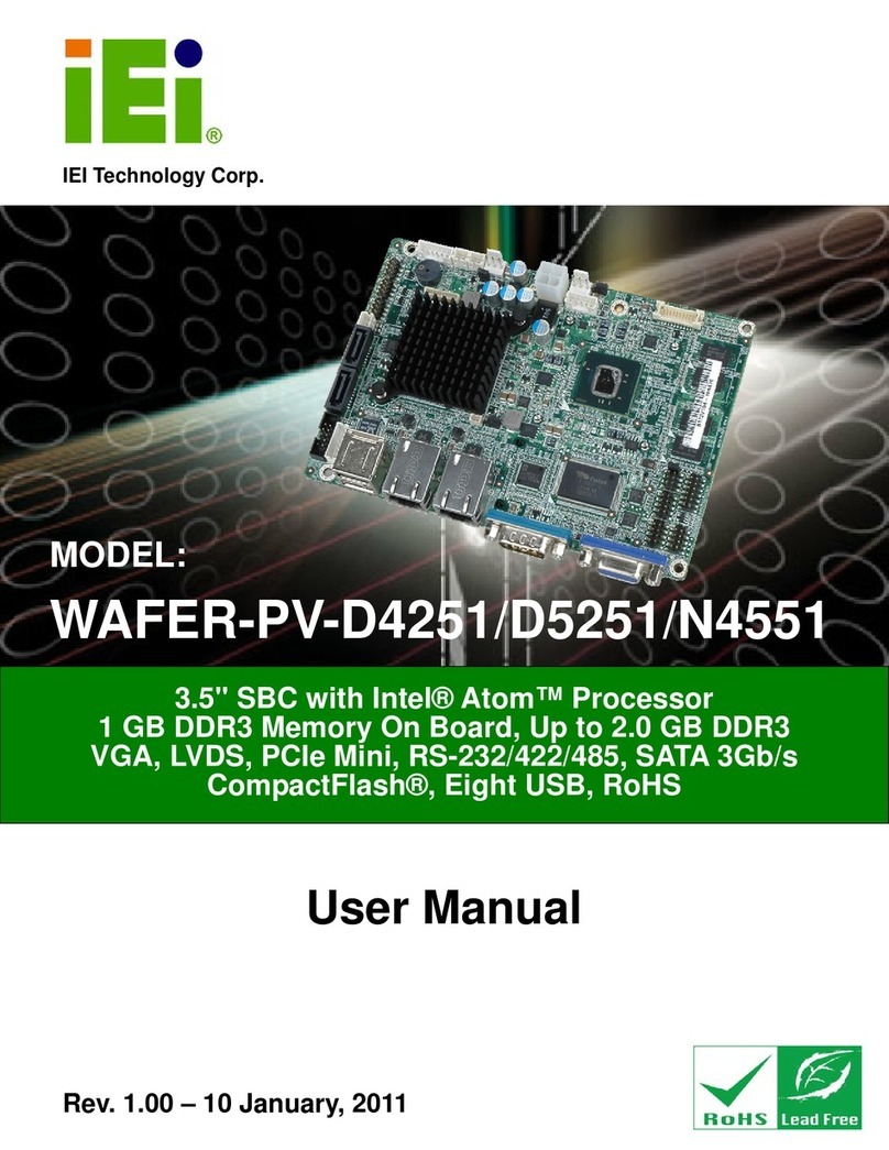 IEI Technology WAFER-PV-D4251 User manual