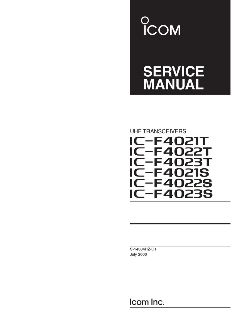 Icom IC-F4021T User manual