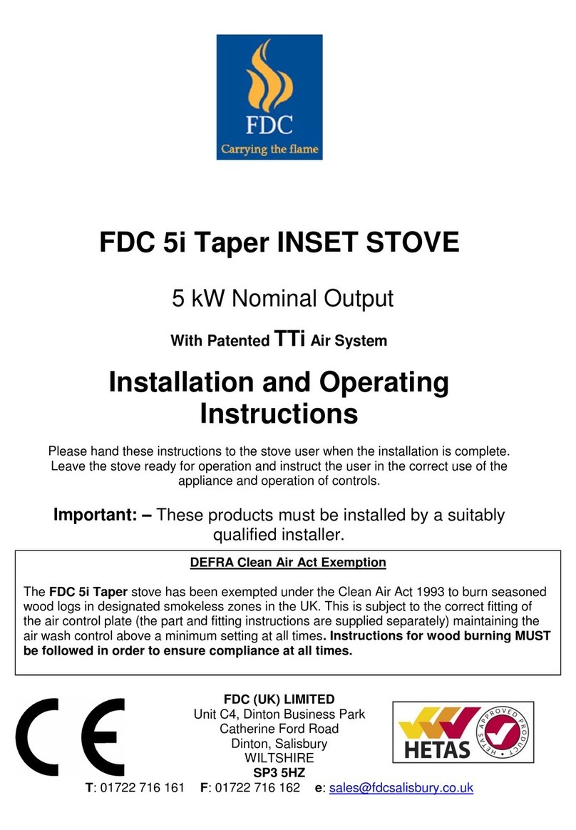 FDC 5i Taper Installation and operating instructions