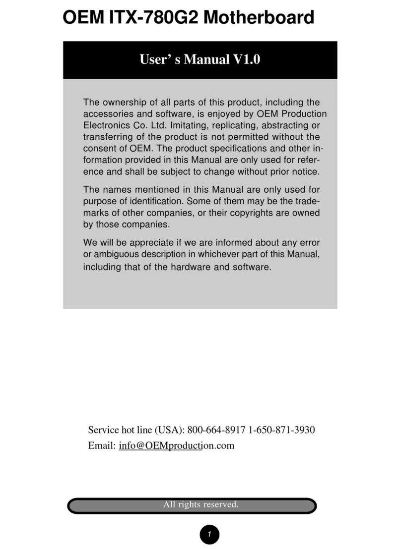 OEM ITX-780G2 user manual