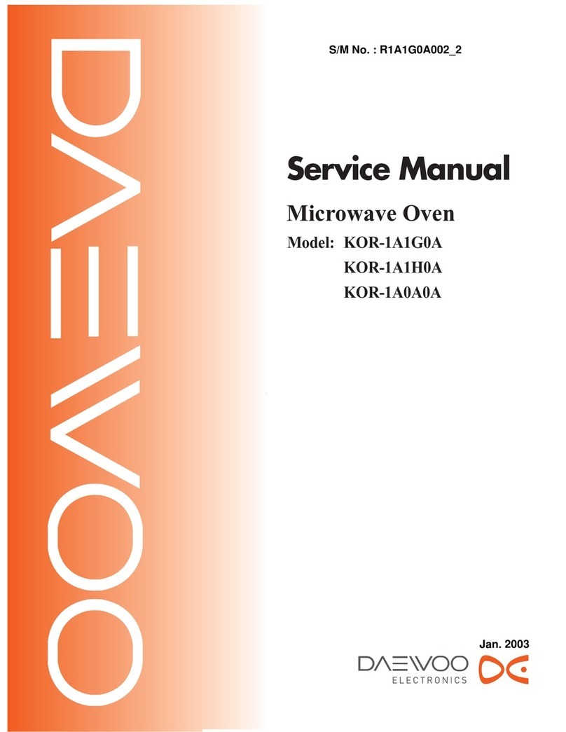 Daewoo KOR-1A1G0A User manual