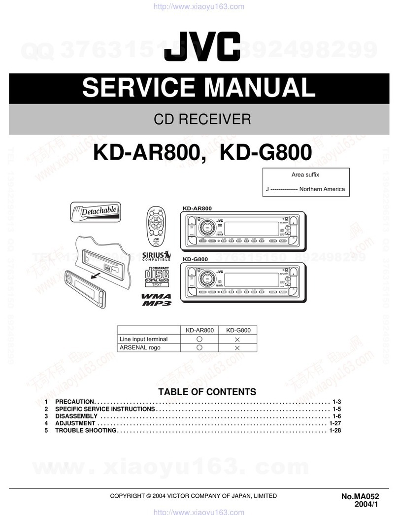 JVC KD-AR800 User manual