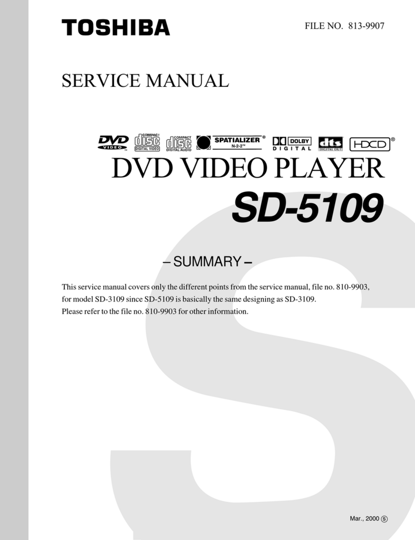 Toshiba SD-5109 User manual