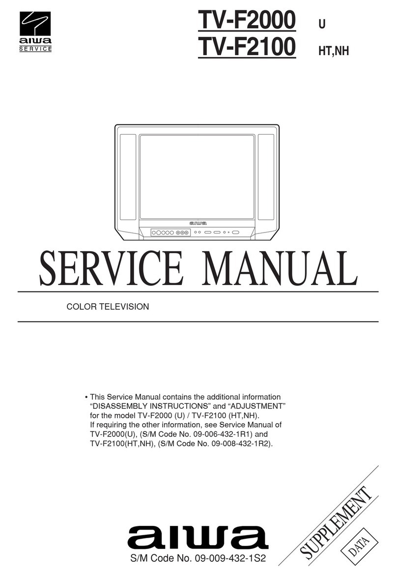 Aiwa TV-F2000 User manual