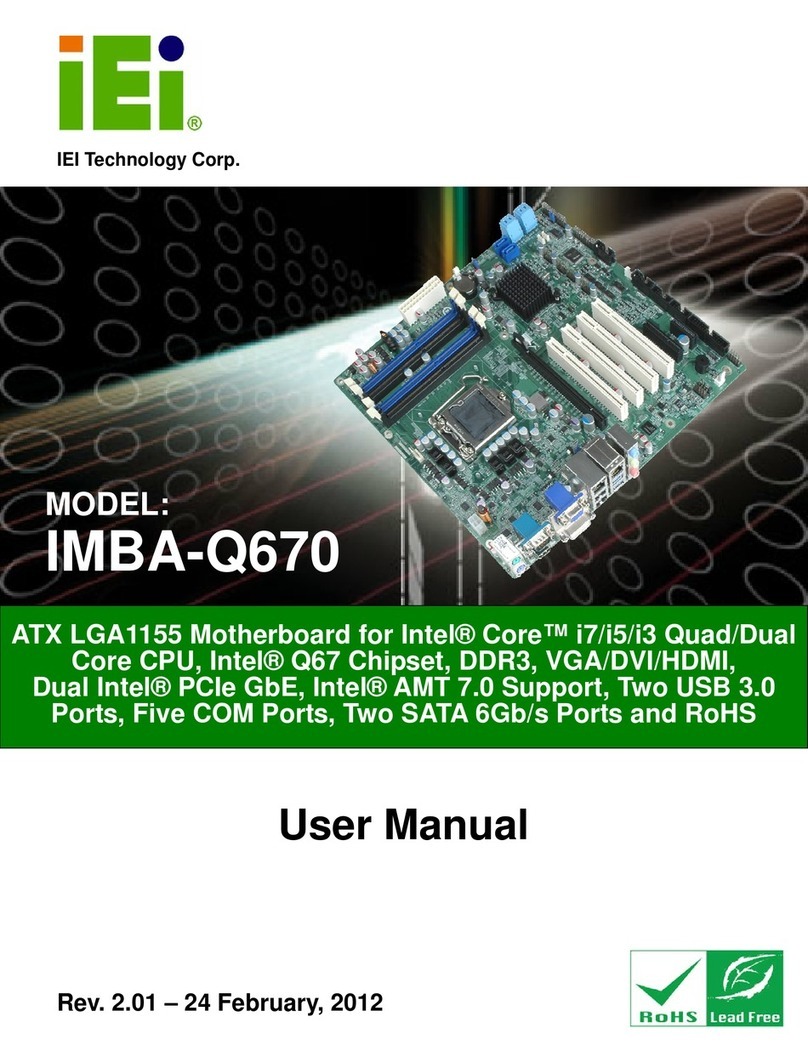 IEI Technology IMBA-Q670 User manual