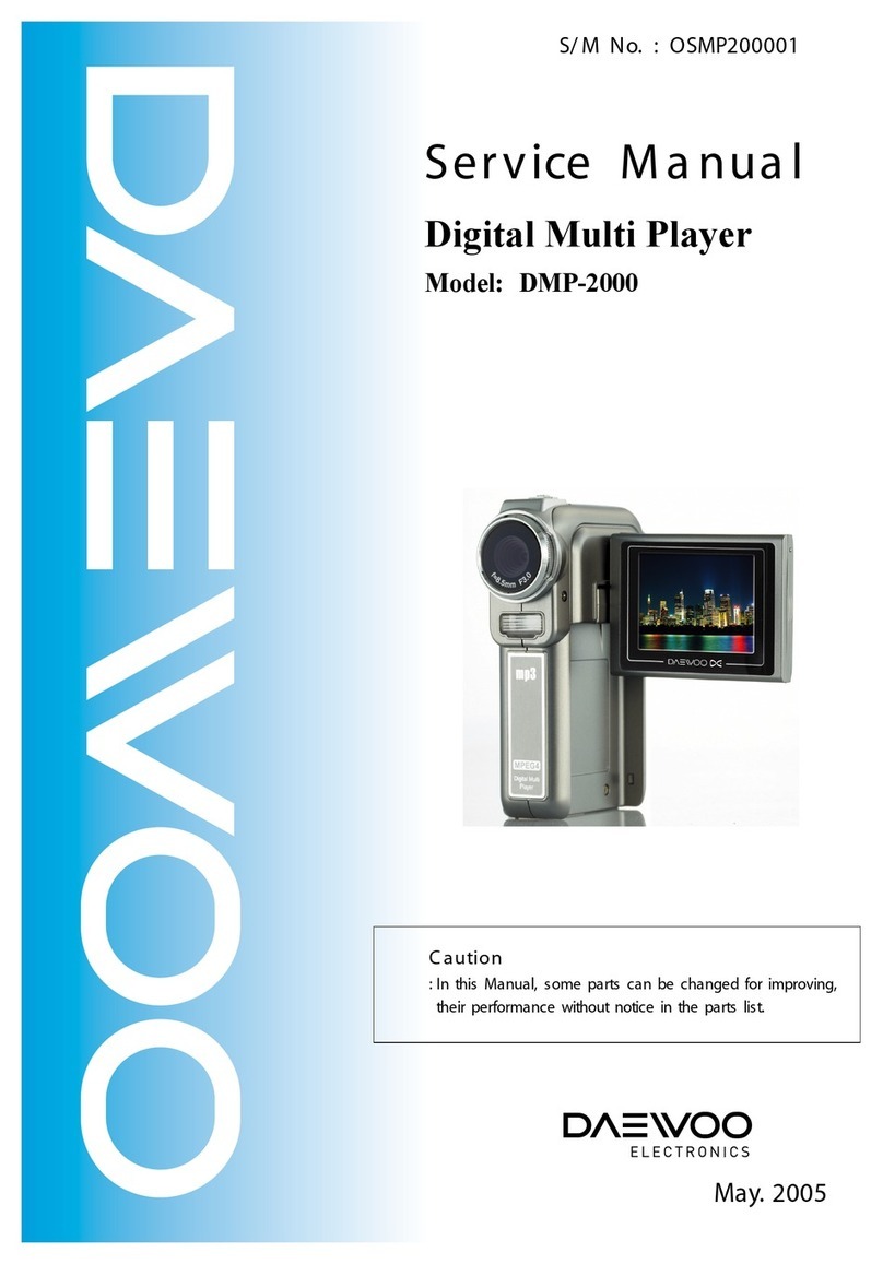 Daewoo DMP-2000 Service manual