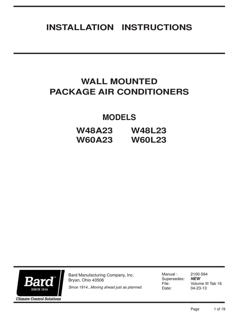 Bard W48A23 User manual