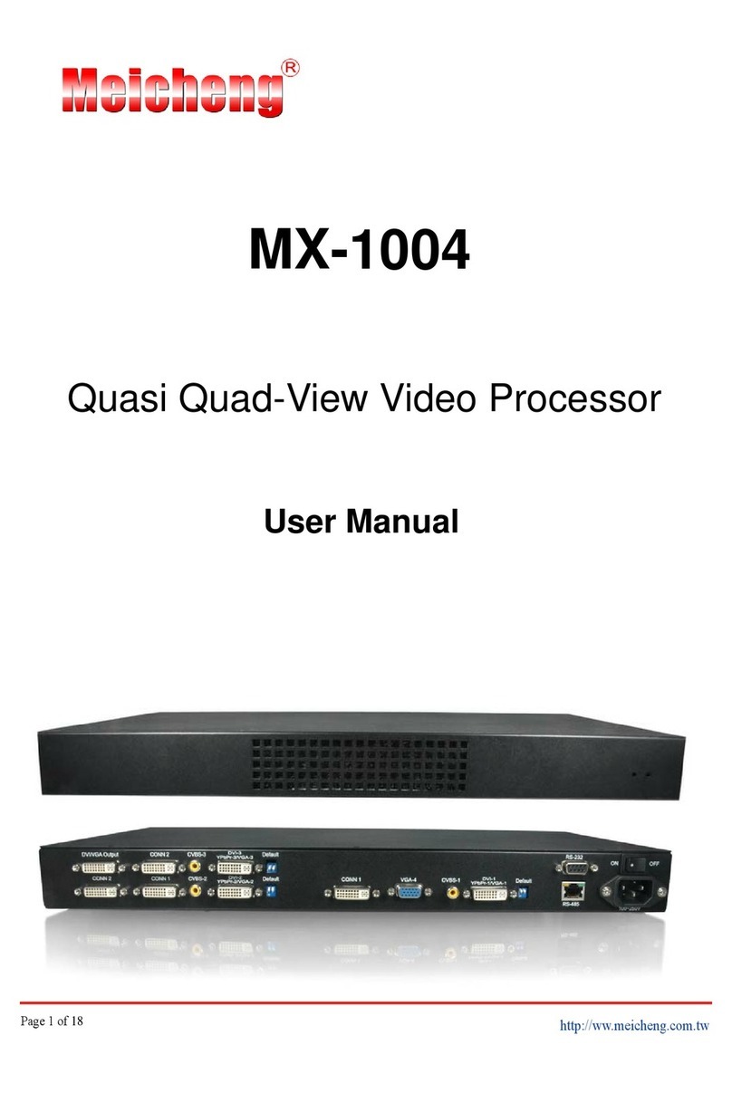 Meicheng MX-1004 user manual