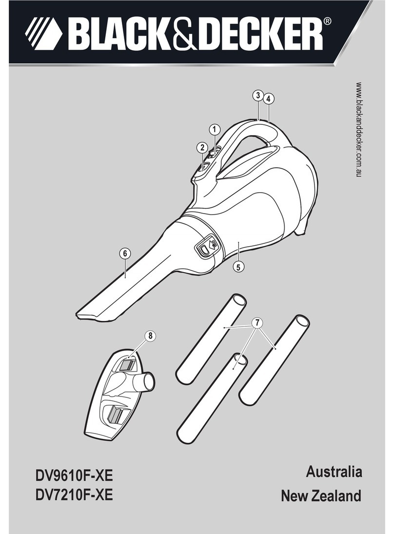 Black & Decker DV9610F-XE User manual
