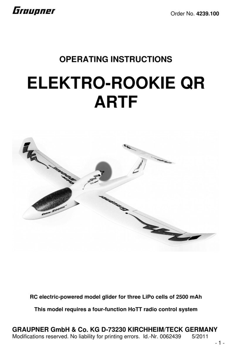 GRAUPNER Elektro-Rookie QR ARTF operating instructions