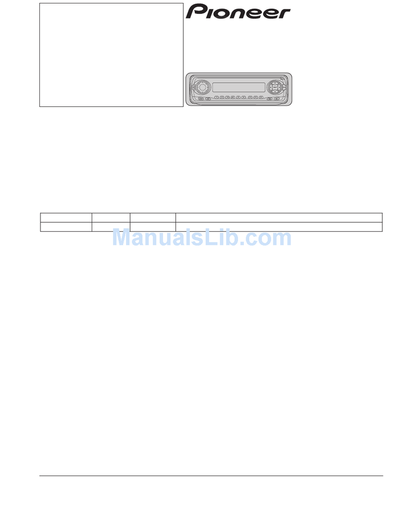 Pioneer KEH-P601 Service manual
