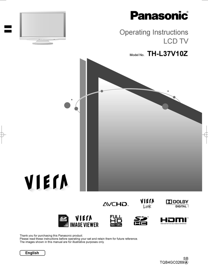 Panasonic TH-L37V10Z Viera User manual