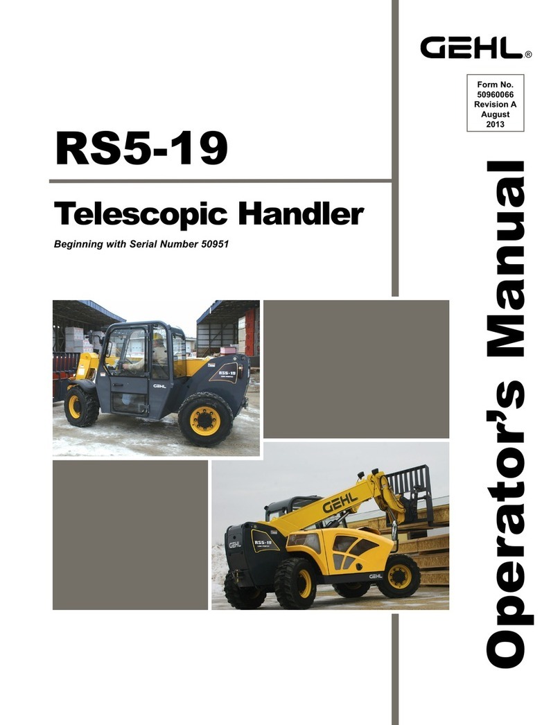 Gehl RS5-19 Operator's manual