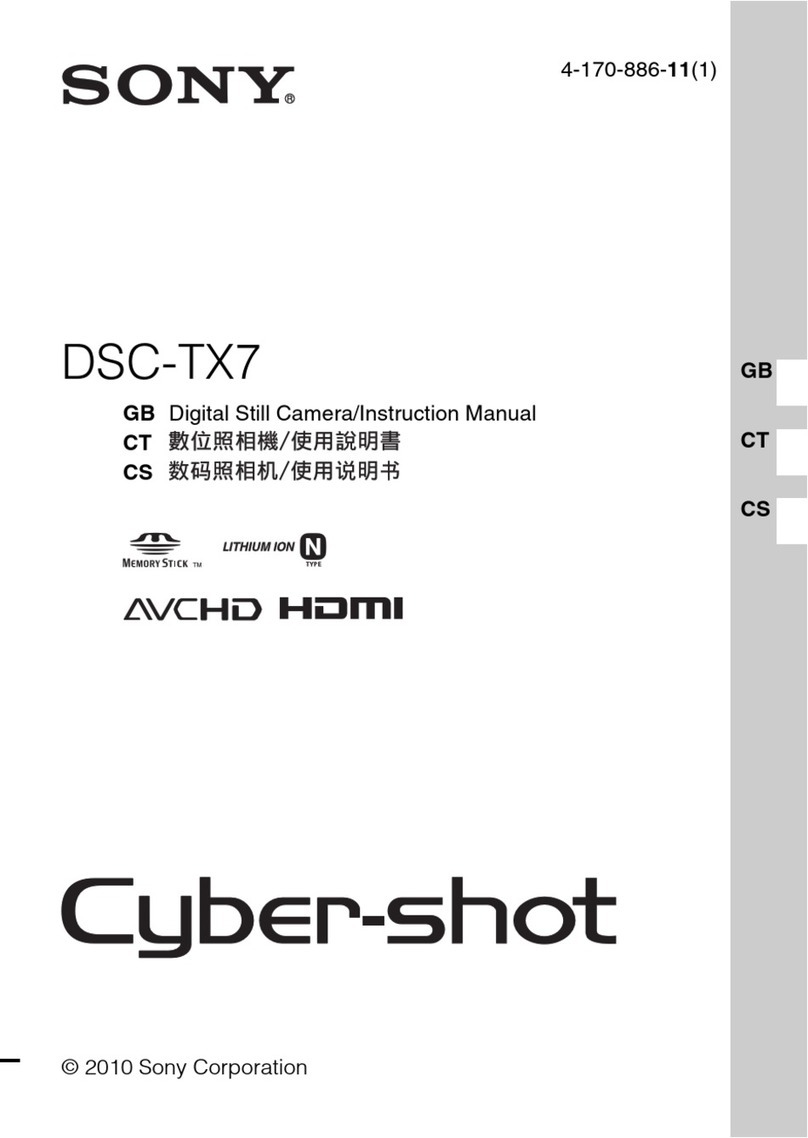 Sony DSC-TX7 - Cyber-shot Digital Still Camera User manual