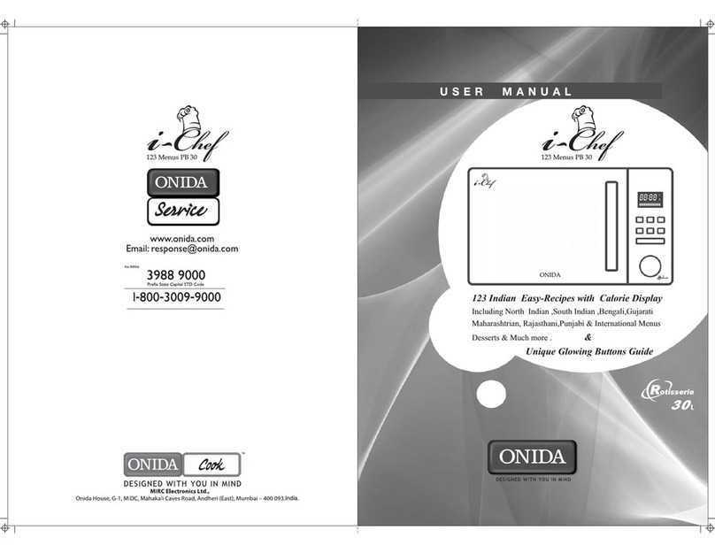 Onida i-Chef PB 30 user manual