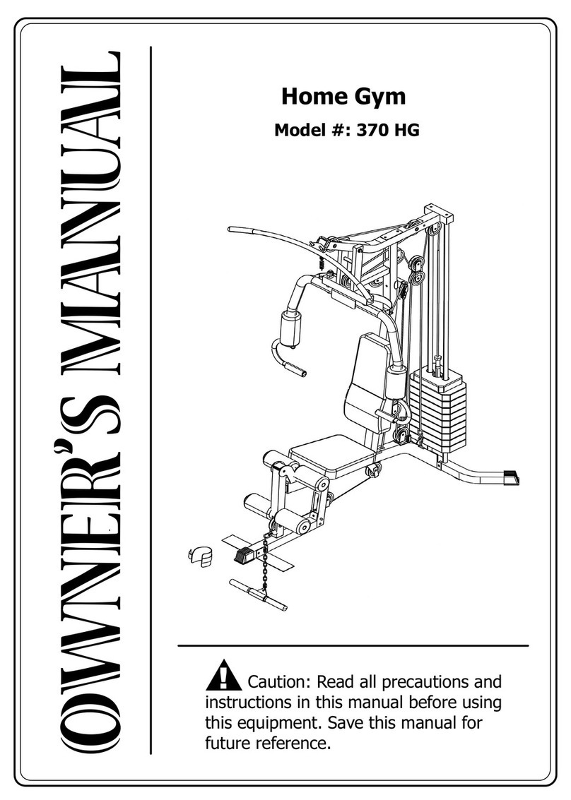 Bodyworx 370 HG User manual Bodyworx 370 HG User manual