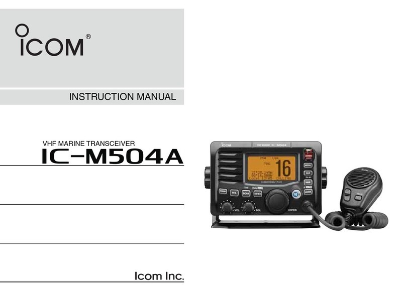 Icom IC-M504A User manual