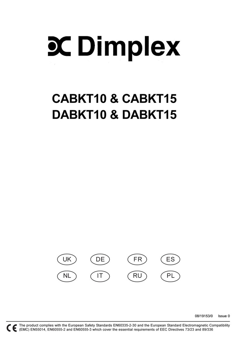 Dimplex CABKT10 User manual