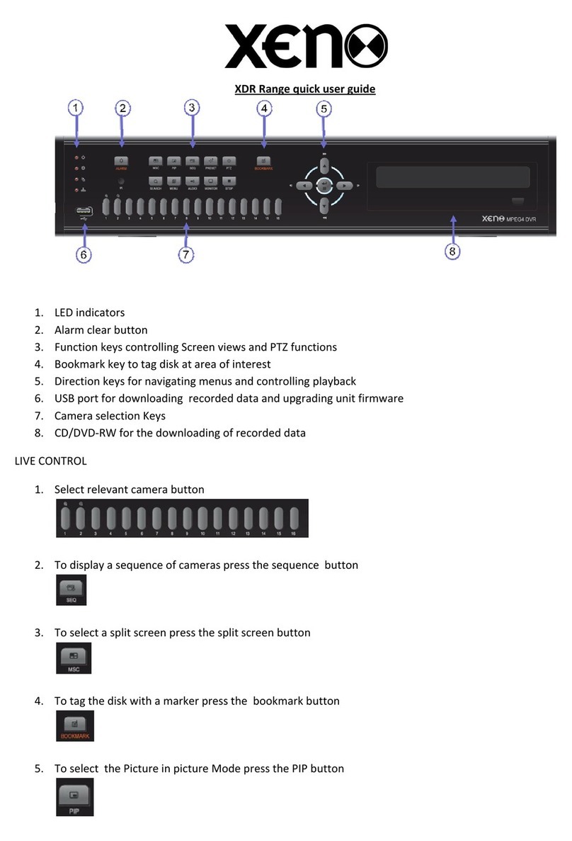 XENO XDR Range Instruction manual