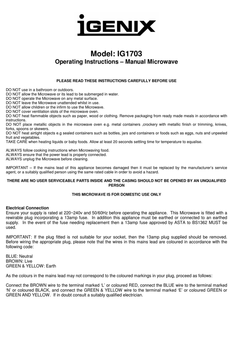 iGenix IG1703 operating instructions