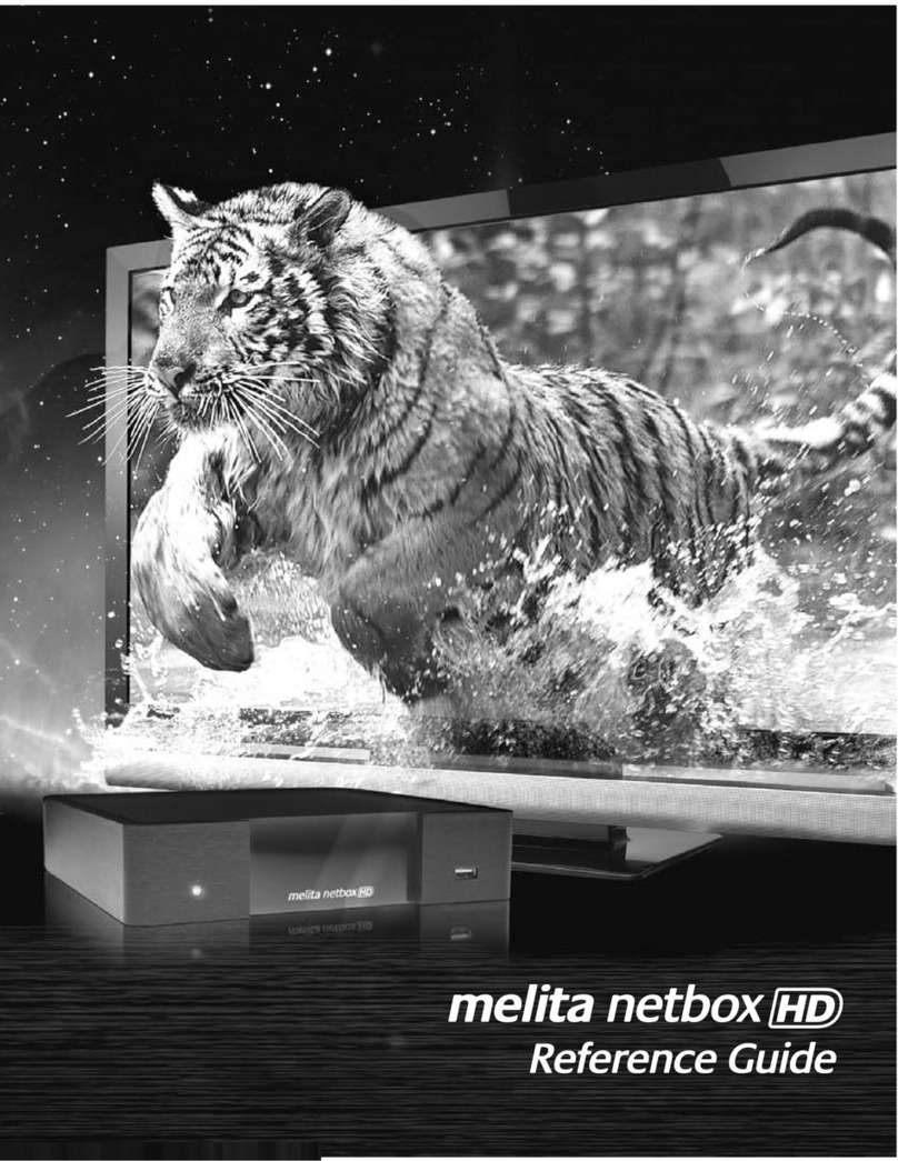Melita netbox HD User manual