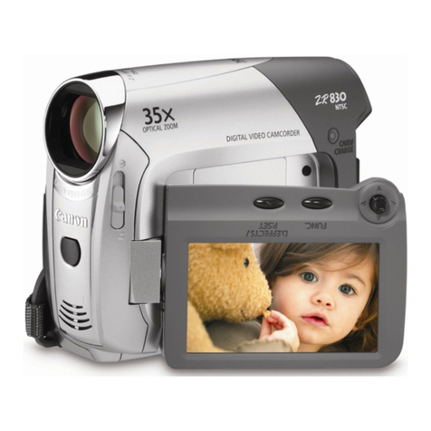 Canon ZR 850 User manual