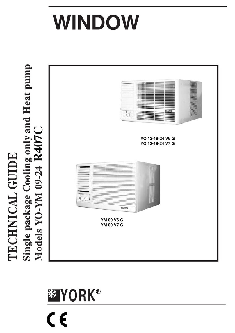 York YM 09 V6 G Quick start guide